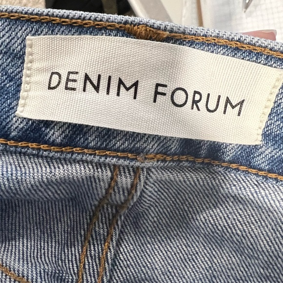 Denim Forum The Twiggy 60's High Rise Flare Aritzia Size - Picture 5 of 11